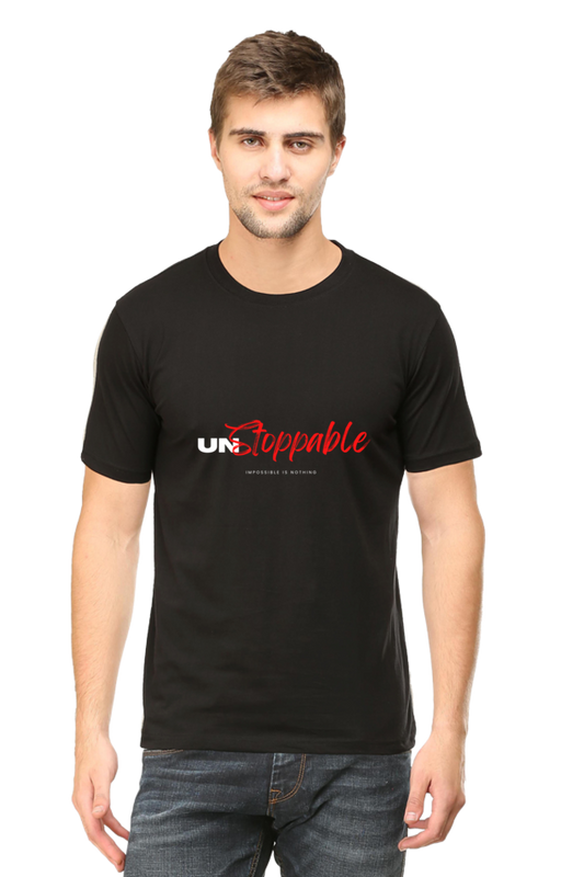 Unstoppable T-Shirt | Half Sleeve | Round Neck | Multiple Colors